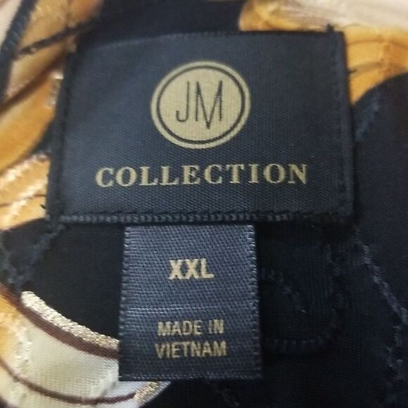 JM Collection Top 3/4 Sleeve Crew Neck Size XXL - Picture 5 of 8